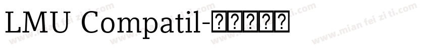 LMU Compatil字体转换